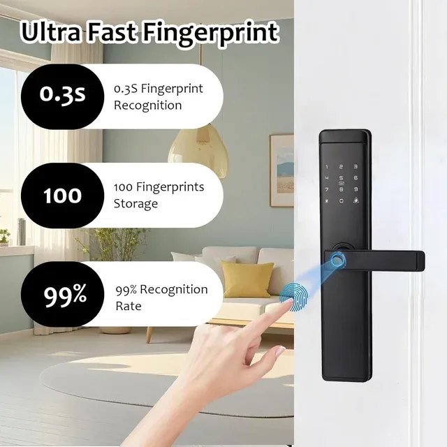 ¡¡-72%!! | Cerradura Inteligente Huella Digital