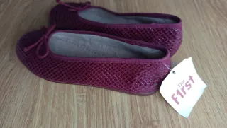 Bailarinas granates talla 31 sin estrenar