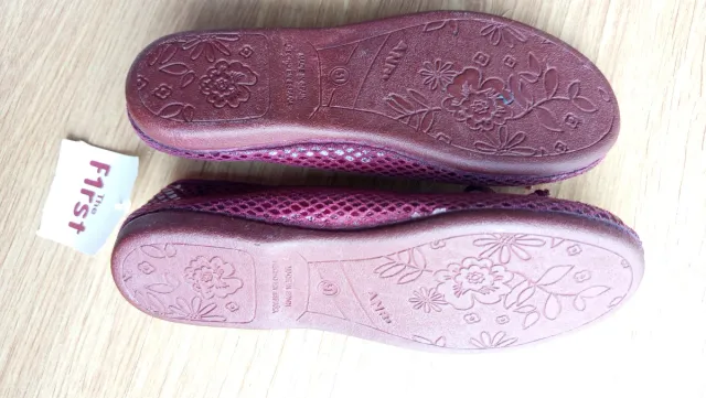 Bailarinas granates talla 31 sin estrenar