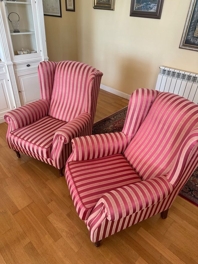 2 sedie paraorecchie classiche