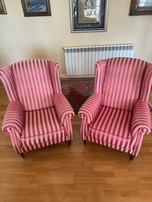 2 sedie paraorecchie classiche