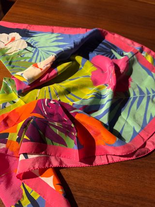 Foulard in seta Cinzia Rocca fantasia floreale