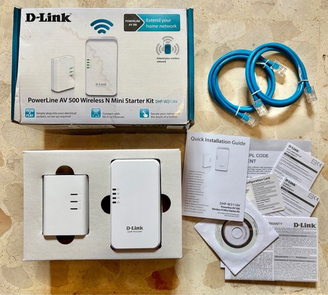 PLC D-Link Powerline AV500 Wireless N Starter Kit