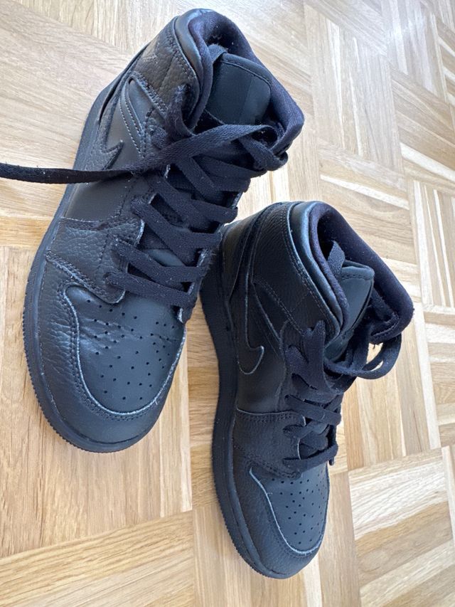 Botas Nike Negras Niño