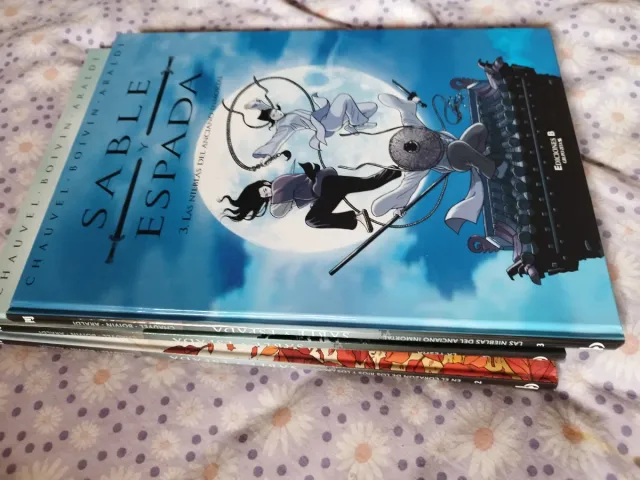 3 primeros comic de sable y espada