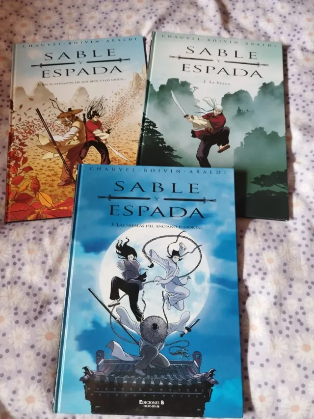 3 primeros comic de sable y espada