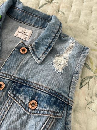 Chaleco vaquero boho S/36