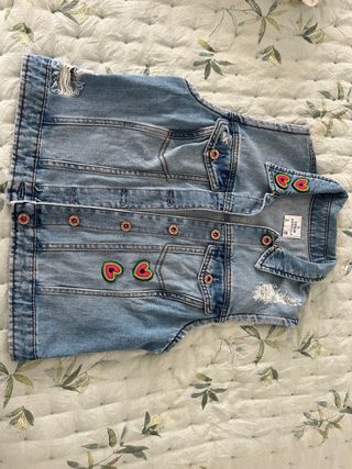 Chaleco vaquero boho S/36