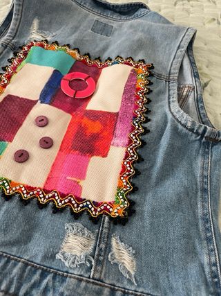 Chaleco vaquero boho S/36