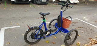 Triciclo Eléctrico Ciclotek Azul