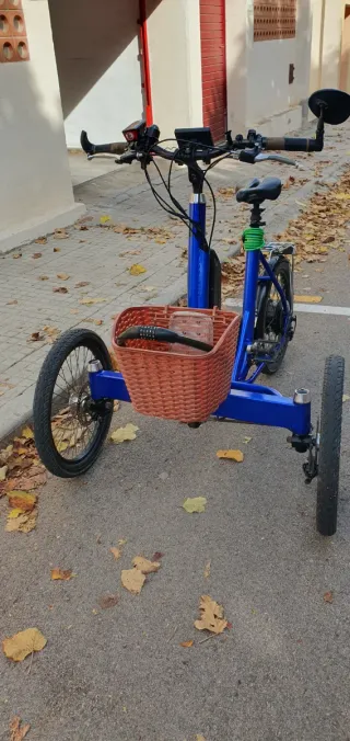 Triciclo Eléctrico Ciclotek Azul