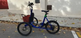 Triciclo Eléctrico Ciclotek Azul