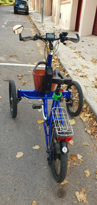 Triciclo Eléctrico Ciclotek Azul