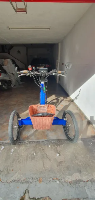 Triciclo Eléctrico Ciclotek Azul