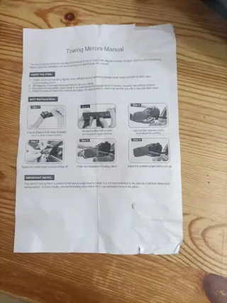 Espejos para coche con  caravana