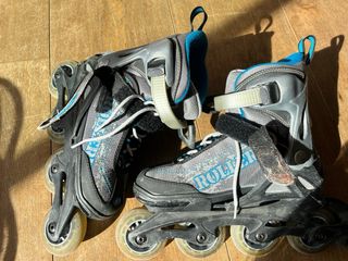 Patines infantiles y bolsa