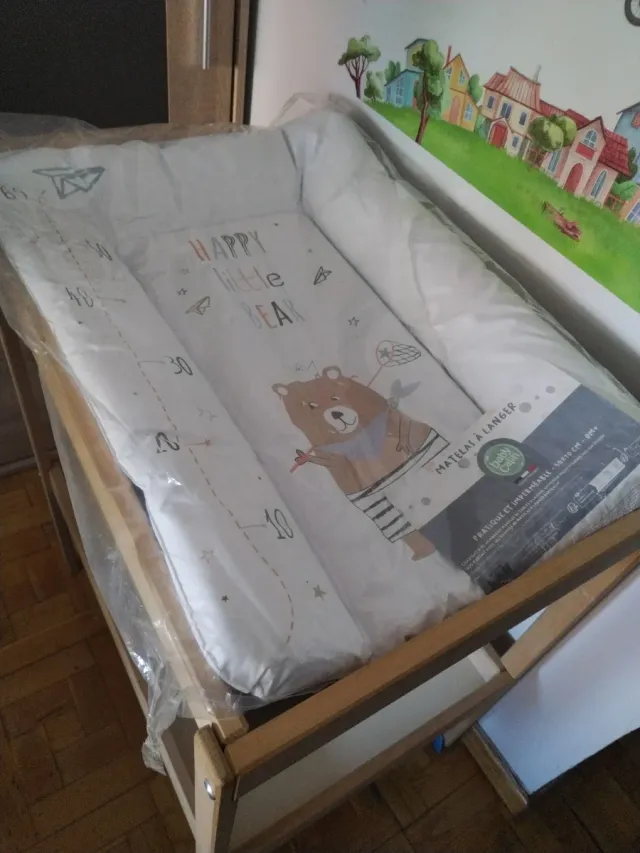 Cambiador y colchoneta bebé