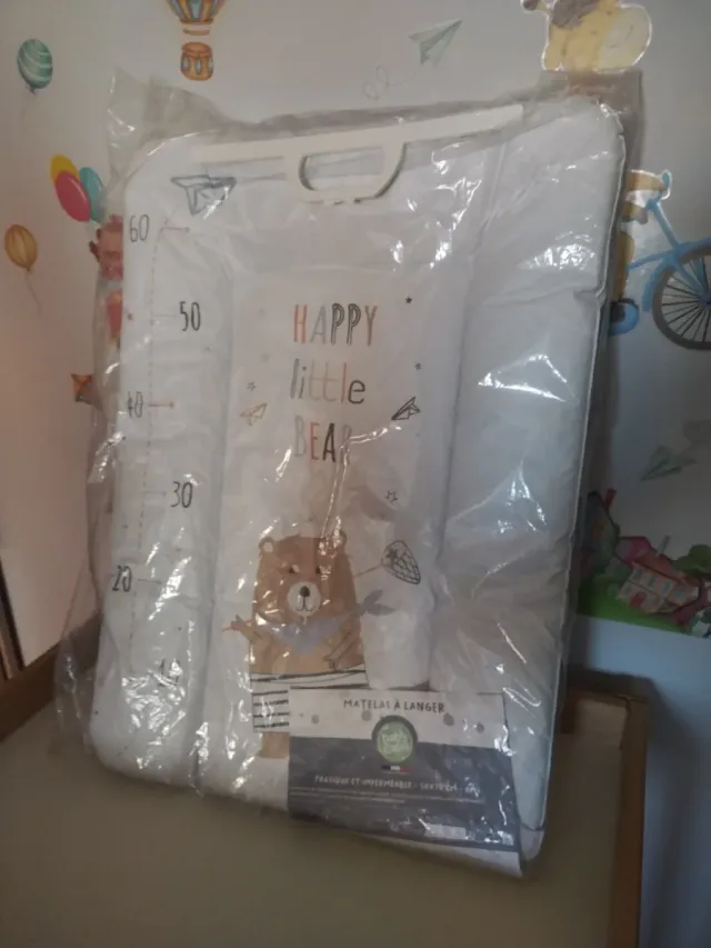 Cambiador y colchoneta bebé