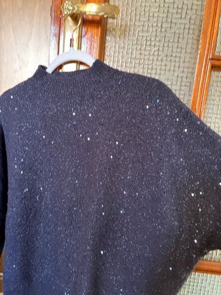 Jersey Sfera azul lentejuelas talla M