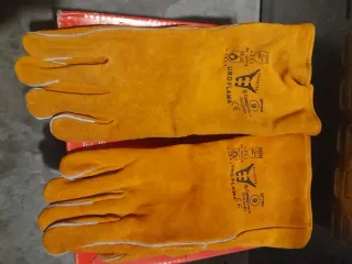 4 Pares Guantes Soldar Talla 9