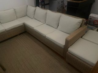 Conjunto terraza Naterial chaise longue