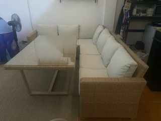 Conjunto terraza Naterial chaise longue