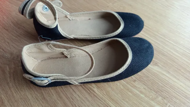 Bailarinas Norteñas Negras Talla 30