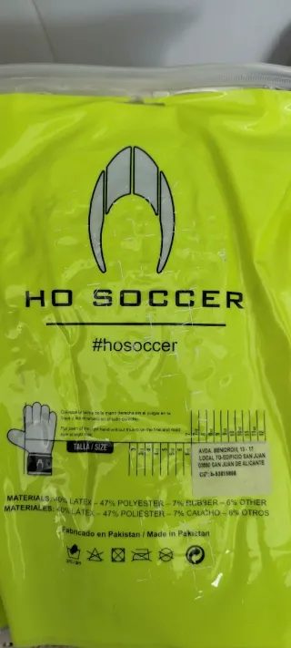 Guantes Portero Niño Talla 5 HO SOCCER