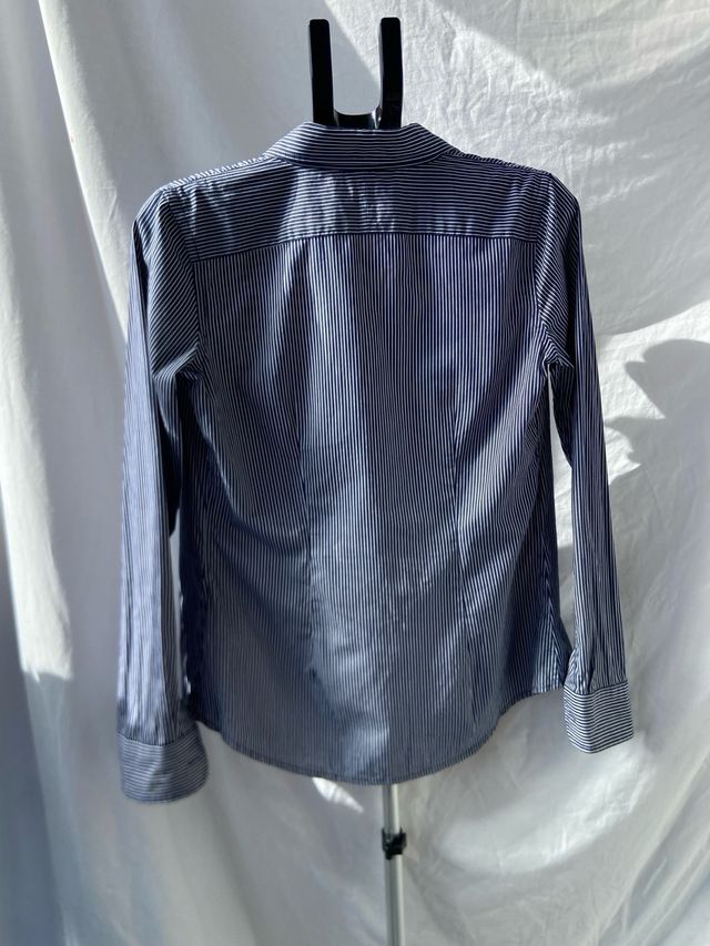 Camisa Ralph Lauren Rayas Azul y Blanca