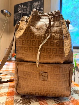 Secchiello Fendi vintage monogram