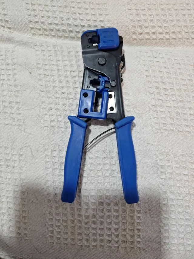 Crimpadora RJ45 y RJ11 Azul