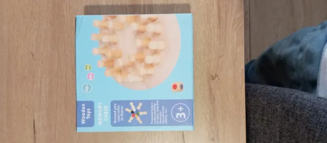 Juego de mesa Memory Chess de madera