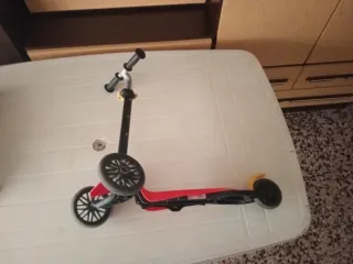 Patinete infantil 3 ruedas rojo