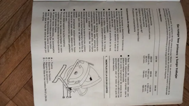 Sierra Circular Black&Decker DN-57