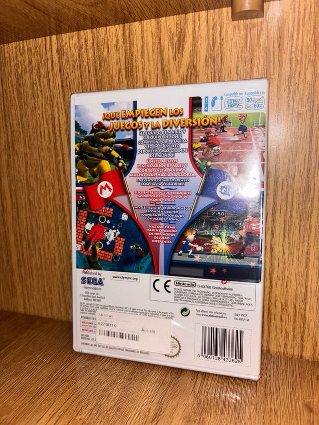 Wii dei Giochi Olimpici di Mario & Sonic sigillato