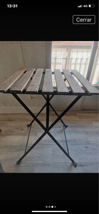 Mesa y Sillas Terraza Plegables