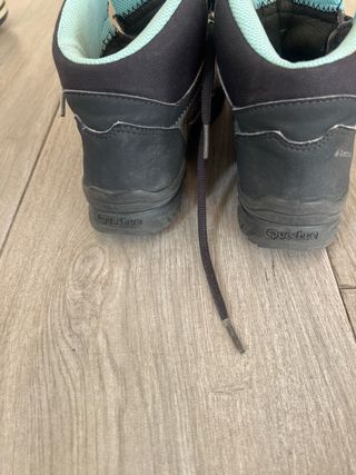 Botas Chirucas Invierno Escalada Morado/Turquesa