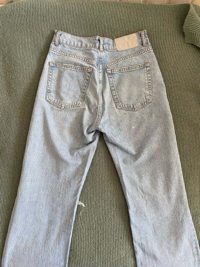 Pantalón Wide Leg Mujer Talla 34