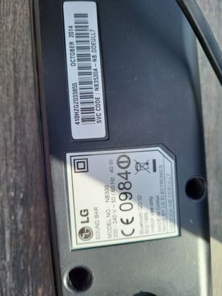 Barra de Sonido LG con Subwoofer