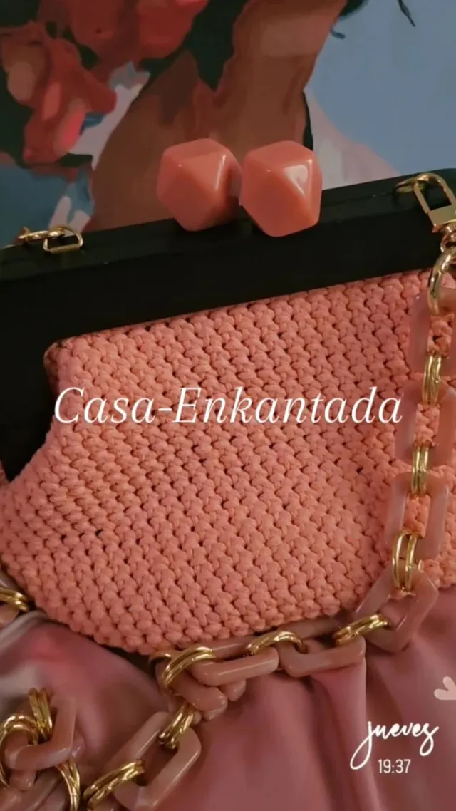 Bolso tejido a mano