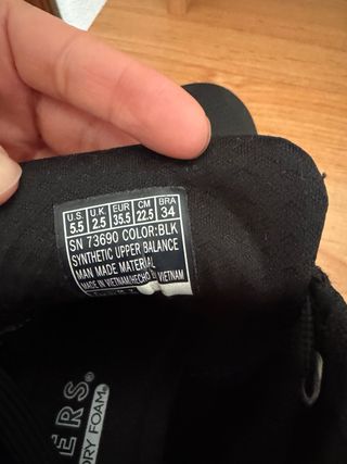 Zapatillas Skechers Negras 