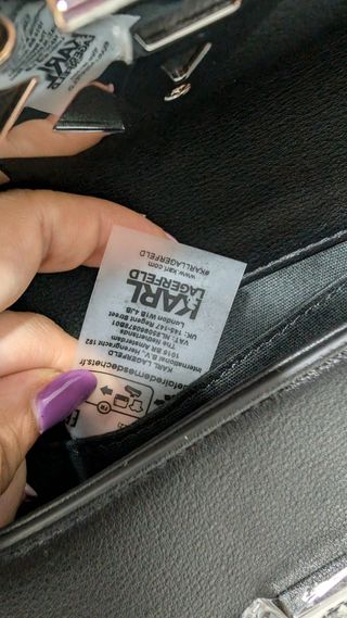 Bolso Karl Lagerfeld Negro Pequeño