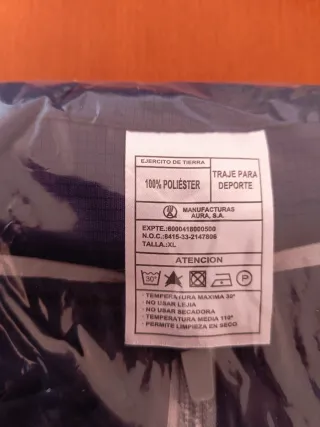 Chándal Ejército de Tierra Azul Nuevo
