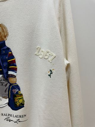 Sudadera Polo Ralph Lauren Oso Beige