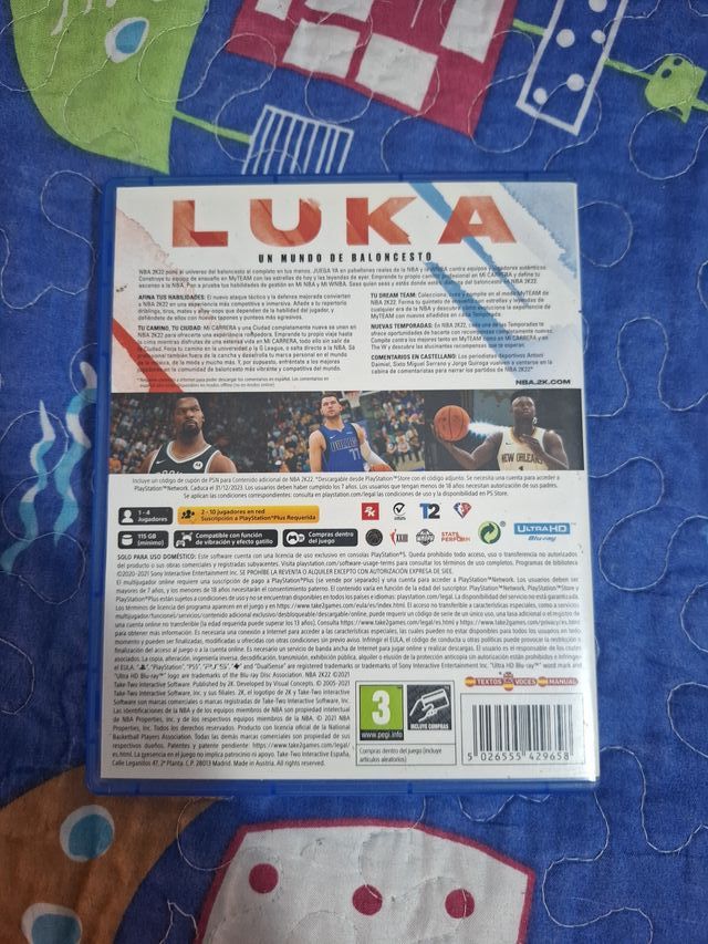 PS5 NBA 2K22 Juego Deportivo