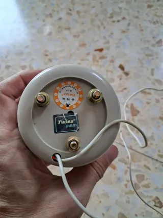 Luz de advertencia roja giratoria