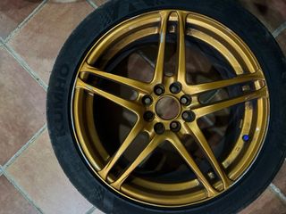 Llantas 17'' Doradas 4x108 y 4x100 17x7J