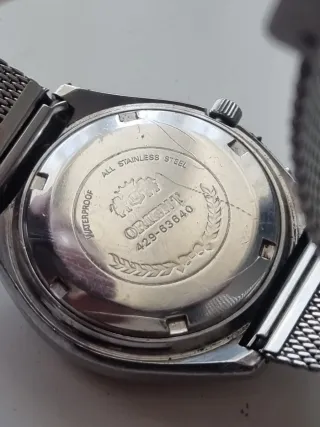 Reloj Orient Automático Crystal Vintage