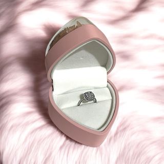 Anillo Corazón Oro y Diamantes