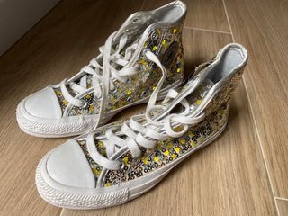 Converse Mujer 36.5 Lentejuelas Dorado/Plata